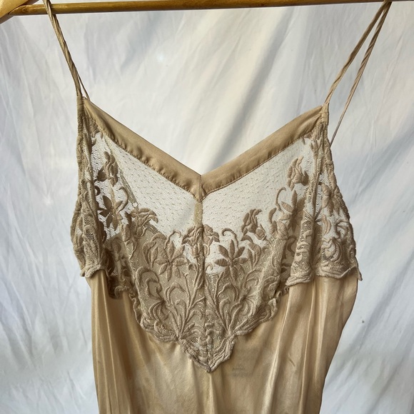 Johnny Was Biya Silk Cream Lace Maxi Dress - Picture 3 of 10